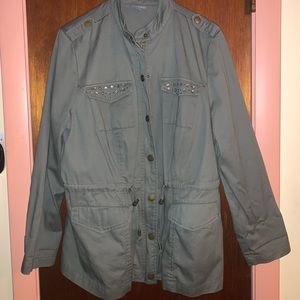 Military style fall jacket